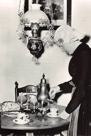 Zweeloo 't Hoes van Hol=An Coevorden Drenthe 1966 Klederdracht Vintage Oud-Saksische Koffie- Pannenkoek boerderij HC45091 Ekspresowa dostawa