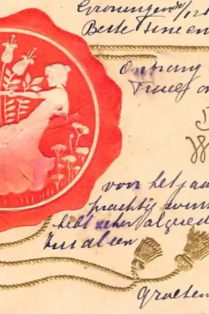 Zwrot pieniędzy Fantasie Vintage Beste Wenschen 31-12-1906 Reliëf kaart HC44987
