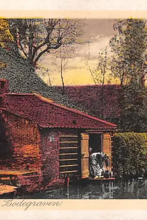 Bodegraven Boerderij aan de Schoordijk 1926 HC44983 Zwrot pieniędzy