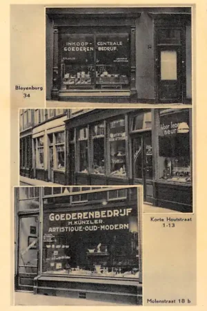 's-Gravenhage Reclame Inkoop Centrale Goederenbedrijf Bleyenburg 34 Korte Houtstraat 1-13 Molenstraat 18 HC44975 Kup teraz