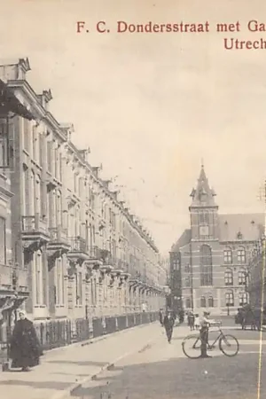 Bezpieczna płatność Utrecht F.C. Dondersstraat met Gasthuis voor Ooglijders Ziekenhuis HC44890