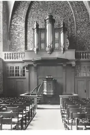Ter Apel Interieur Klooster Kerk met orgel 1957 HC44670 Ostatnia szansa