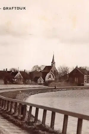 West-Graftdijk Fotokaart 1932 Graftdijk De Rijp Alkmaar HC44392 Rabat