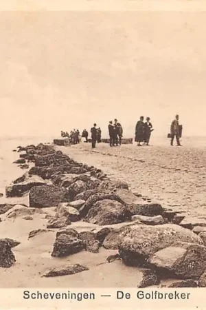 Scheveningen De Golfbreker 1927 's-Gravenhage Zee HC44287 Wysoka jakość