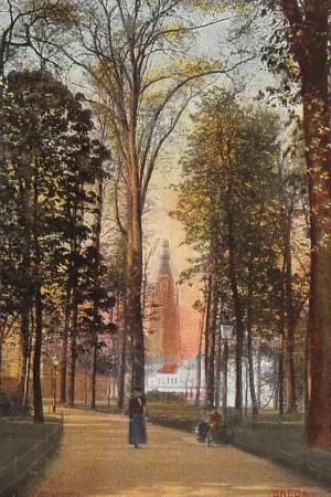 Breda Valkenberg met zicht op kerk Tulp HC44240 Szybka dostawa