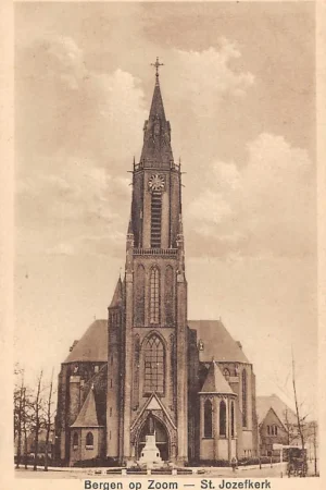 Autentyczny Bergen Op Zoom St. Jozefkerk R.K. kerk HC44068