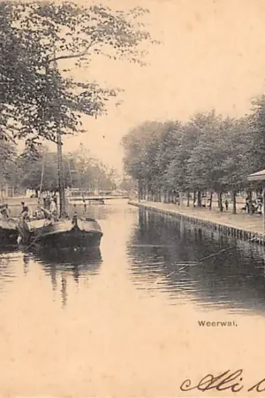Wysoka jakość Purmerend Weerwal 1902 Binnenvaart schepen HC43862