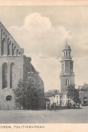 Winschoten Kerk Toren Politiebureau HC43812 Premium