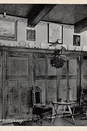 Schiermonnikoog Hotel v.d. Werff Interieur 1938 HC43805 Wyprzedaż