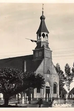 Bezpieczna płatność Akkerwoude Kerk met begraafplaats Fotokaart Dantumadeel Friesland HC43692