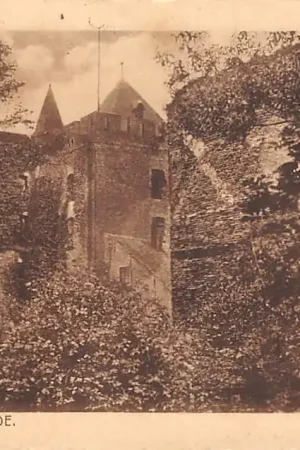 Zamów teraz Santpoort Ruine van Brederode Bloemendaal Kasteel 1923. HC43476