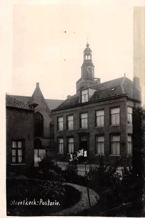 Steefkerk Pastorie Fotokaart D. van der List 1934 Alblasserwaard HC43398 Najlepsza cena