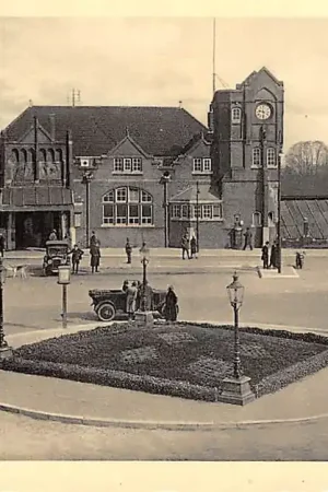 Amersfoort Stations met Stationsplein Taxi Auto Spoorwegen HC43385 Promocja