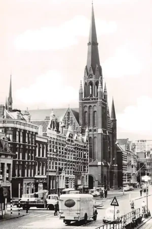 Rotterdam Westzeedijk R.K. Kathedrale Kerk 1965 Auto HC43137 Promocja