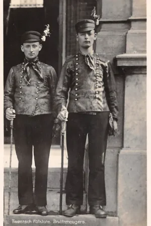 Twente Twentsch Folklore Brulfteneugers Klederdracht vintage HC43080 Oferta limitowana