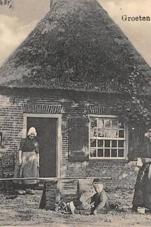 Elspeet Boerenwoning Klederdracht Groeten van de Veluwe HC43074 Rabat