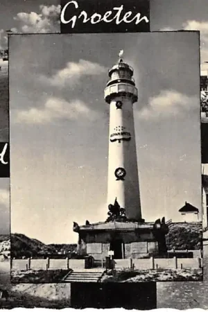 Bezpieczna płatność Egmond aan Zee Groeten uit met Strand Vuurtoren Lido en Wilhelminastraat HC42917
