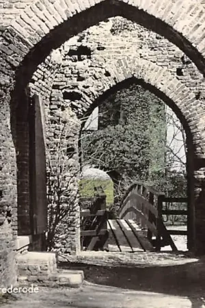 Santpoort Ruïne van Brederode Bloemendaal 1959 HC42680 Ostatnia szansa