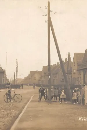 Autentyczny Krimpen aan den IJssel Tuinstraat Fotokaart 1931 Krimpenerwaard HC41762