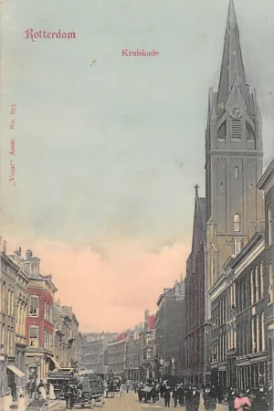 Ekspresowa dostawa Rotterdam Kruiskade met kerk Vivat No. 665 HC41731