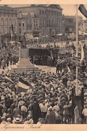 's-Hertogenbosch Onthulling Monument Hyronimus Bosch in 1930 HC41587 Popularny