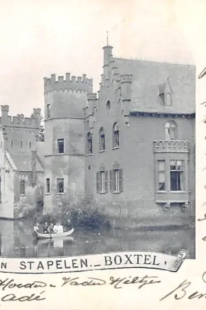 Boxtel Kasteel van Stapelen 1900 Kleinrondstempel Trein Rotterdam-Venlo HC41582 Oferta limitowana