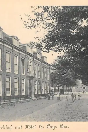 Utrecht Janskerkhof met Hotel les Pays Bas 1900 HC41350 Oryginalny