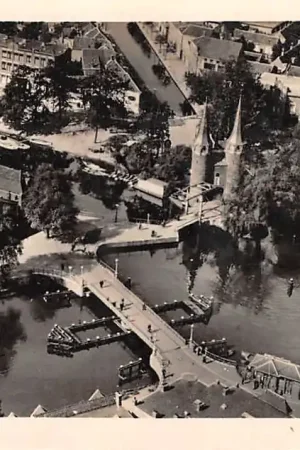 Delft Oostpoort 1927 KLM Luchtfoto 27-142 HC41170 Nowość