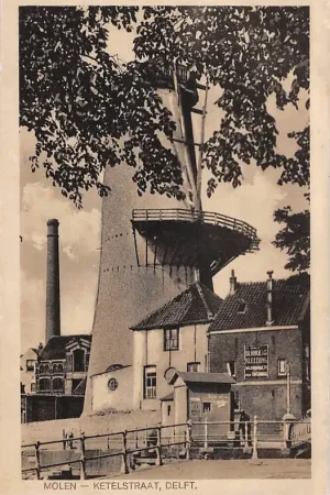 Delft Ketelstraat Molen HC41106 Darmowa dostawa