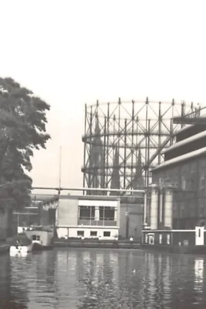 Tylko dziś Delft Fotokaart Gashouder en - fabriek 1968 HC41096