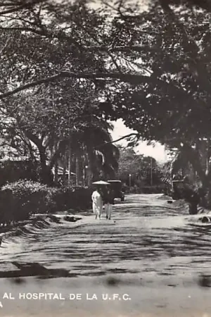 Zwrot pieniędzy Colombia Santa Marta Camellon que conduce al Hospital de la U.F.C. Fotokaart Zuid-Amerika HC40805