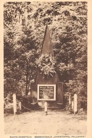 Ekspresowa dostawa Baarn - Soestdijk Gedenknaald Christoffel Pullmann Militair Soest 1932 HC40255