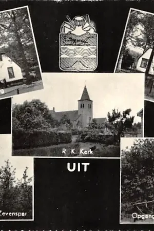 Soest Groeten uit met Bungalow De Egel Duinweg R.K. Kerk Opgang De Zevenspar Aan de Erikaweg HC40187 Rabat