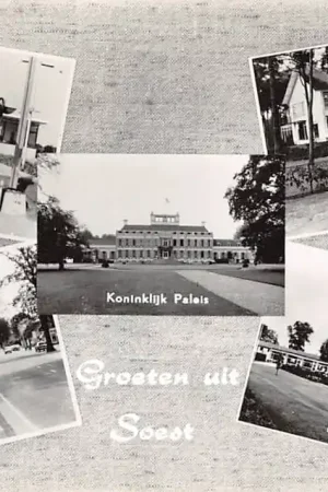 Soest Groeten uit 1967 Station Zuid v. Weedestraat Koninklijk Paleis Braamhage Soesterbergse Straat HC40185 Tani