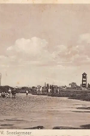 Sneek Paviljoen V.V.V. Sneekermeer Zeilen 1943 HC39845 Kup teraz