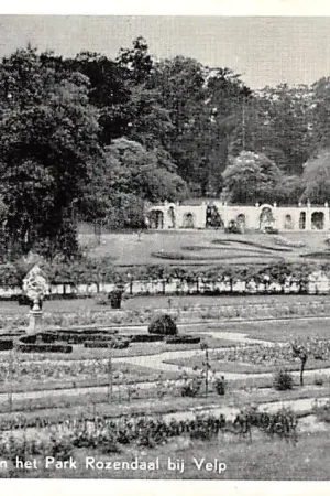 Velp Tuin met schelpengalerij in het Park Rozendaal bij Velp 1954 HC39477 Kup teraz