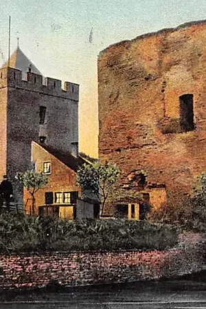 Santpoort Ruïne van Brederode 1904 Bloemendaal Haarlem Kasteel HC39397 Nowość