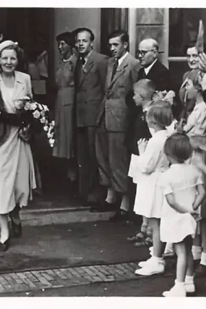 Wysoka jakość Koningshuis Koninklijk Bezoek aan de Provincie Zeeland 18-19 Aug. 1950 Koningin Juliana en Prins Bernhard HC39363