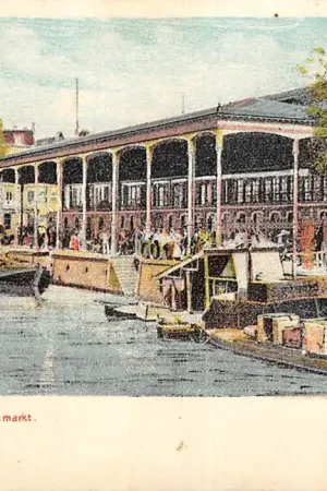 Rotterdam Visch markt 1907 HC39187 Darmowa dostawa