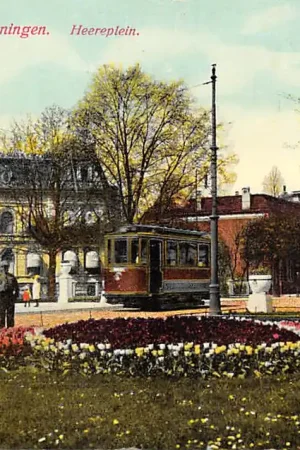 Darmowa dostawa Groningen Heereplein met tram 1914 HC39258