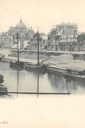 Tylko dziś Scheveningen Haven met vissers schepen 1900 's-Gravenhage HC38896