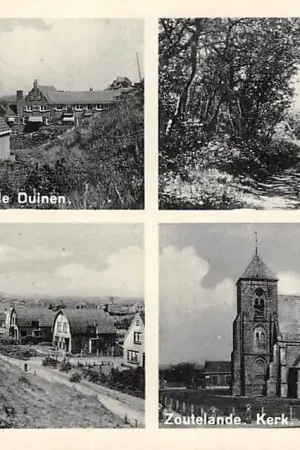 Zoutelande Villa's in de duinen 't Boschje Duinstraat Kerk 1935 HC38810 Bezpieczna płatność