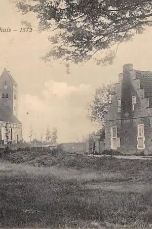 Swichum Ned. Hervormde Kerk Adijte Godshuis 1572 Leeuwarden 1913 HC38620 Popularny