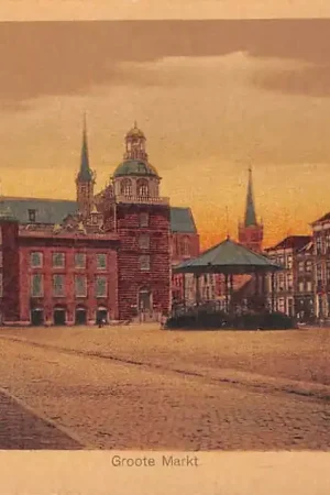 Tylko dziś Goes Groote Markt met Stadhuis en Muziektent Zuid-Beveland HC38592