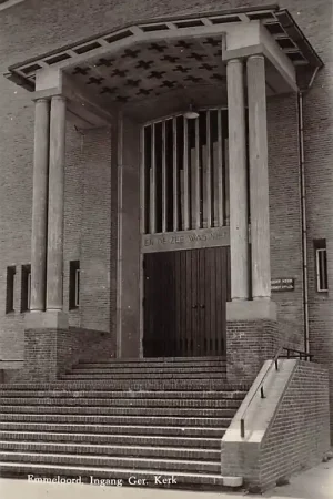 Emmeloord Ingang Gereformeerde Kerk HC38568 Bezpieczna płatność