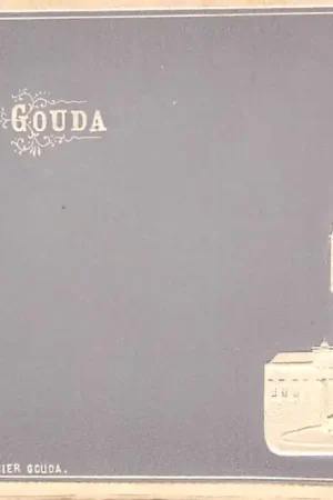 Gouda Groet uit 1900 met Stadhuis in reliëf HC38200 Promocja