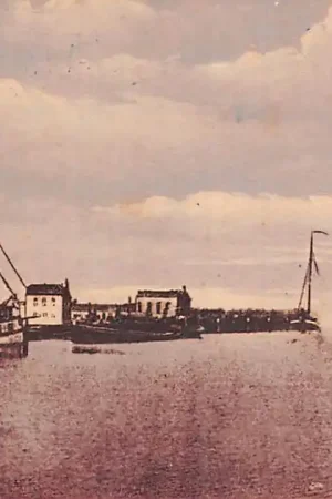 Tani Gouda Nieuwe Vaart 1916 Stoomschip naar Boskoop Binnenvaart schepen Scheepvaart HC38073