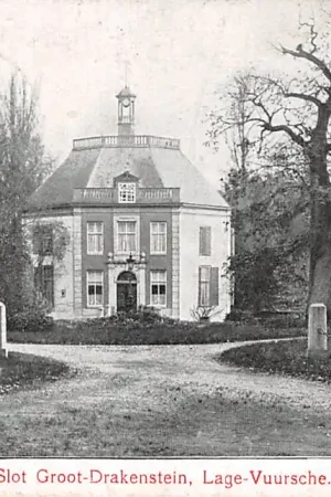 Tylko dziś Lage Vuursche Slot Groot-Drakenstein 1910 Baarn Koningshuis HC37584