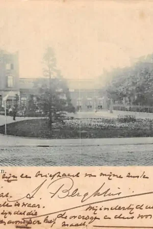 Autentyczny Arnhem Stationsplein Station 1900 Spoorwegen Kleinrondstempel HC37541