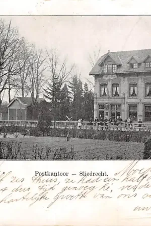 Sliedrecht Postkantoor aan de Stationsweg 1903 HC37113 Tylko dziś